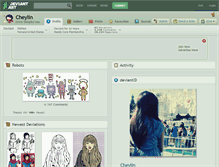Tablet Screenshot of cheylin.deviantart.com