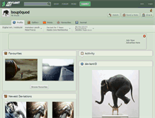 Tablet Screenshot of boup0quod.deviantart.com