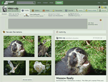 Tablet Screenshot of nikki-vdp.deviantart.com