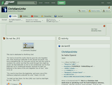 Tablet Screenshot of christiansunite.deviantart.com