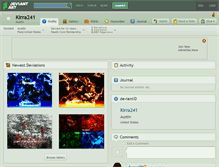 Tablet Screenshot of kirra241.deviantart.com