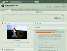 Tablet Screenshot of differen-and-proud.deviantart.com