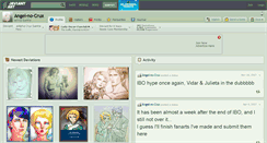 Desktop Screenshot of angel-no-crux.deviantart.com