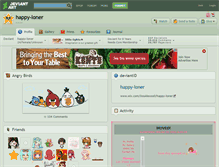 Tablet Screenshot of happy-loner.deviantart.com