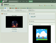 Tablet Screenshot of metaru.deviantart.com