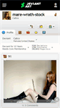 Mobile Screenshot of mare-wrath-stock.deviantart.com