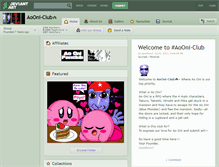 Tablet Screenshot of aooni-club.deviantart.com