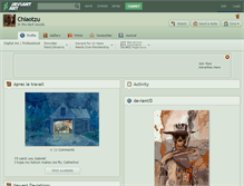 Tablet Screenshot of chiaotzu.deviantart.com