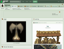 Tablet Screenshot of kalyman.deviantart.com