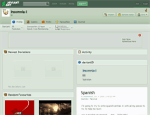 Tablet Screenshot of insomnia-i.deviantart.com