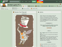Tablet Screenshot of hershel-layton-fc.deviantart.com