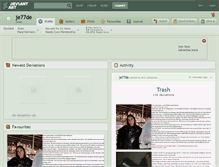 Tablet Screenshot of je77de.deviantart.com