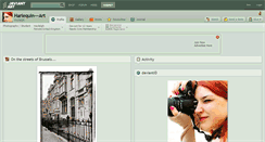 Desktop Screenshot of harlequin---art.deviantart.com