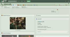 Desktop Screenshot of crimsonwrath.deviantart.com