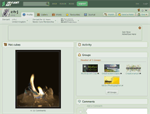 Tablet Screenshot of c-h-j.deviantart.com