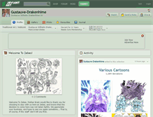 Tablet Screenshot of gustauve-drakenhime.deviantart.com