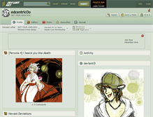 Tablet Screenshot of edcentricoo.deviantart.com