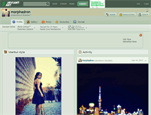 Tablet Screenshot of morphadron.deviantart.com