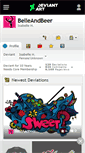 Mobile Screenshot of belleandbeer.deviantart.com
