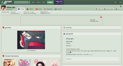 Desktop Screenshot of mino-jen.deviantart.com