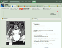 Tablet Screenshot of czr31.deviantart.com