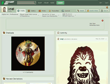 Tablet Screenshot of leugi.deviantart.com