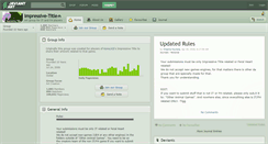 Desktop Screenshot of impressive-title.deviantart.com