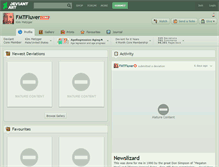 Tablet Screenshot of fmtfluver.deviantart.com