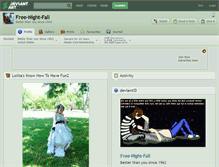 Tablet Screenshot of free-night-fall.deviantart.com