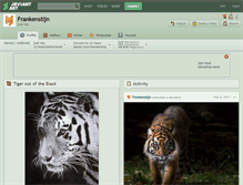 Tablet Screenshot of frankenstijn.deviantart.com