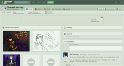 Desktop Screenshot of ethereal-journey.deviantart.com