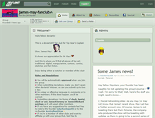 Tablet Screenshot of james-may-fanclub.deviantart.com