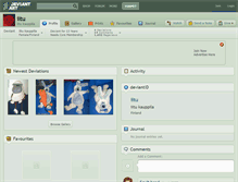 Tablet Screenshot of iitu.deviantart.com