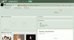 Desktop Screenshot of nibl.deviantart.com