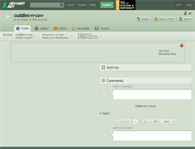 Tablet Screenshot of cuddles-n-cow.deviantart.com