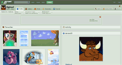 Desktop Screenshot of bighoof.deviantart.com