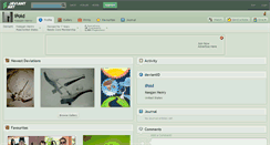 Desktop Screenshot of ipoid.deviantart.com