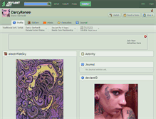 Tablet Screenshot of darcyrenee.deviantart.com