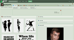 Desktop Screenshot of gunterjunior.deviantart.com