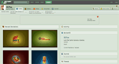 Desktop Screenshot of dcfox.deviantart.com