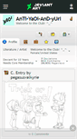 Mobile Screenshot of anti-yaoi-and-yuri.deviantart.com
