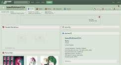 Desktop Screenshot of beautifulkisses2224.deviantart.com