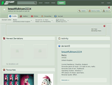 Tablet Screenshot of beautifulkisses2224.deviantart.com