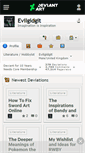 Mobile Screenshot of evilgidgit.deviantart.com