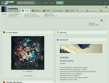 Tablet Screenshot of cselenka.deviantart.com