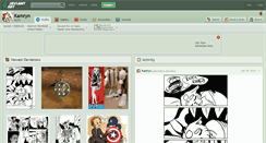 Desktop Screenshot of kamryn.deviantart.com
