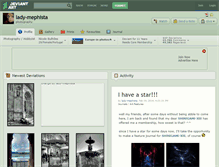 Tablet Screenshot of lady-mephista.deviantart.com