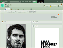 Tablet Screenshot of effectionist.deviantart.com