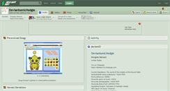 Desktop Screenshot of deviantsonichedgie.deviantart.com