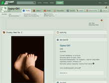 Tablet Screenshot of gypsy-girl.deviantart.com